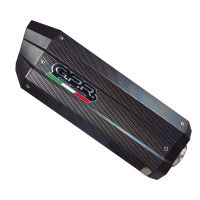 Esapament GPR compatibil cu Bmw R 1250 R -Rs 2021 Evacuare slip-on omologata, inclusiv db killer detașabil și cot de legătură,Sonic Poppy