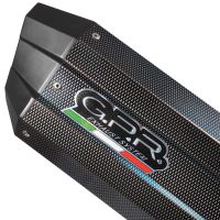 Esapament GPR compatibil cu Bmw R 1250 R -Rs 2021 Evacuare slip-on omologata, inclusiv db killer detașabil și cot de legătură,Sonic Poppy