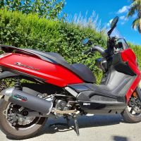 Exhaust compatible with Kymco Superdink 125 I.E. 2017-2020, Evo4 Road, Homologated legal full system exhaust, including removable db killer and catalyst