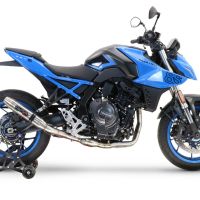 Exhaust compatible with Suzuki Gsx-8S 2022-2024, Deeptone Inox, Homologated legal full system exhaust, including removable db killer and catalyst