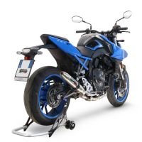 Exhaust compatible with Suzuki Gsx-8S 2022-2024, Deeptone Inox, Homologated legal full system exhaust, including removable db killer and catalyst