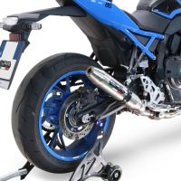 Exhaust compatible with Suzuki Gsx-8S 2022-2024, Deeptone Inox, Homologated legal full system exhaust, including removable db killer and catalyst