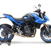 Exhaust compatible with Suzuki Gsx-8R 2022-2024, Furore Evo4 Nero, Homologated legal full system exhaust, including removable db killer and catalyst