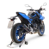 Exhaust compatible with Suzuki Gsx-8R 2022-2024, Furore Evo4 Nero, Homologated legal full system exhaust, including removable db killer and catalyst