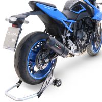 Exhaust compatible with Suzuki Gsx-8R 2022-2024, Furore Evo4 Nero, Homologated legal full system exhaust, including removable db killer and catalyst