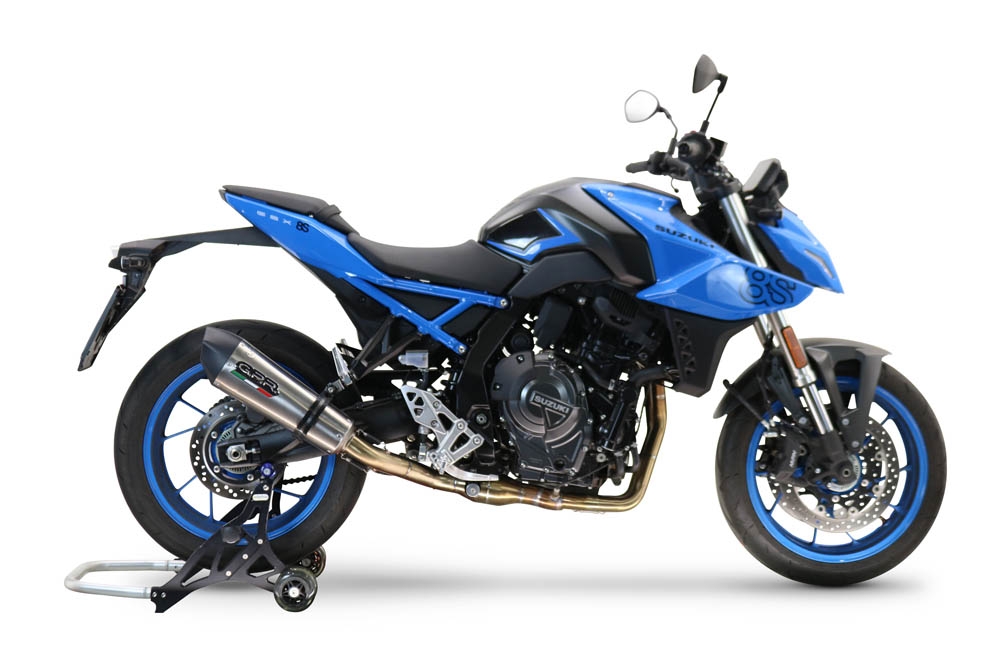 Esapament GPR compatibil cu Suzuki Gsx-8S 2022 Sistem complet de evacuare Racing, inclusiv db killer detașabil,New Grand Prix Evo Titanium
