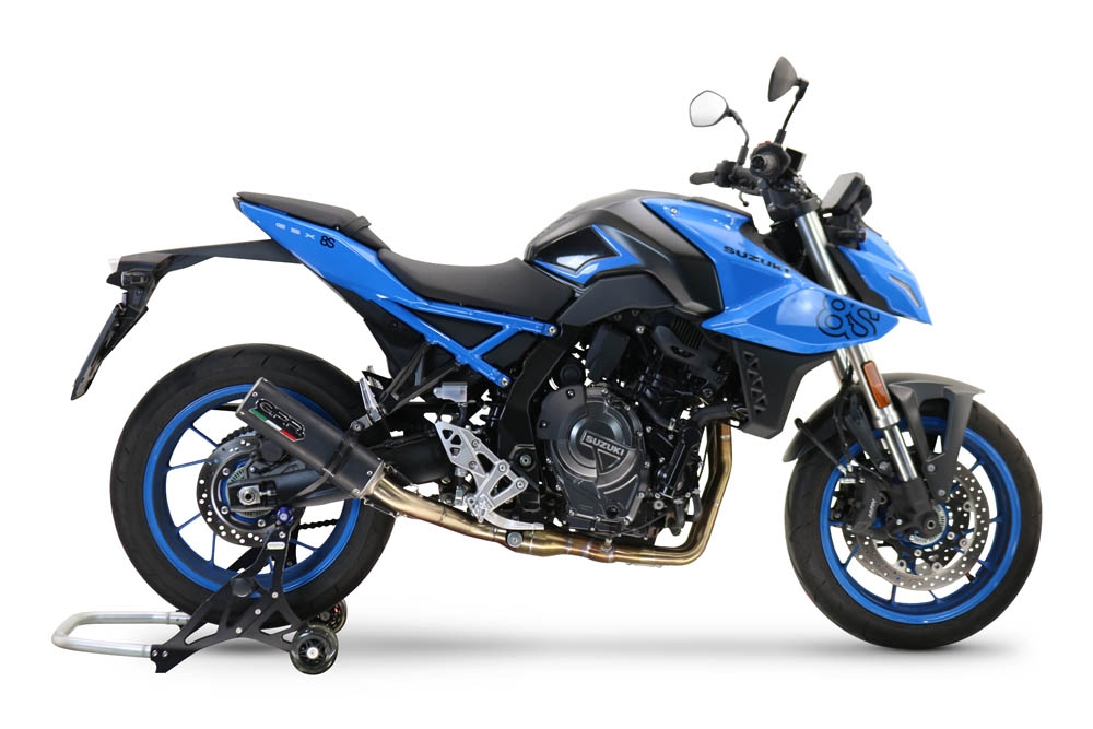Esapament GPR compatibil cu Suzuki Gsx-8S 2022 Sistem complet de evacuare Racing, inclusiv db killer detașabil,M3 Black Titanium