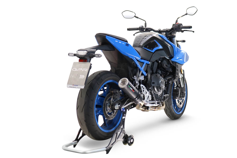 Esapament GPR compatibil cu Suzuki Gsx-8S 2022 Sistem complet de evacuare Racing, inclusiv db killer detașabil,M3 Black Titanium