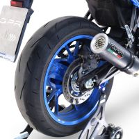 Esapament GPR compatibil cu Suzuki Gsx-8S 2022 Sistem complet de evacuare Racing, inclusiv db killer detașabil,M3 Black Titanium