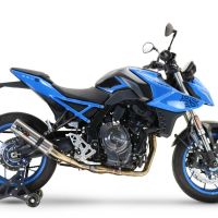 Esapament GPR compatibil cu Suzuki Gsx-8S 2022 Sistem complet de evacuare legal omologat, inclusiv db killer și catalizator detașabil,M3 Inox 