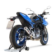 Esapament GPR compatibil cu Suzuki Gsx-8S 2022 Sistem complet de evacuare legal omologat, inclusiv db killer și catalizator detașabil,M3 Inox 