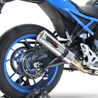 Esapament GPR compatibil cu Suzuki Gsx-8S 2022 Sistem complet de evacuare legal omologat, inclusiv db killer și catalizator detașabil,M3 Inox 