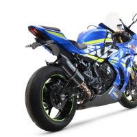 Esapament GPR compatibil cu Suzuki Gsx-R 1000 - 1000 R  2021 Evacuare slip-on omologata, inclusiv db killer detașabil și cot de legătură,Furore Evo4 Nero