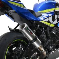 Esapament GPR compatibil cu Suzuki Gsx-R 1000 - 1000 R  2021 Evacuare slip-on omologata, inclusiv db killer detașabil și cot de legătură,M3 Inox 