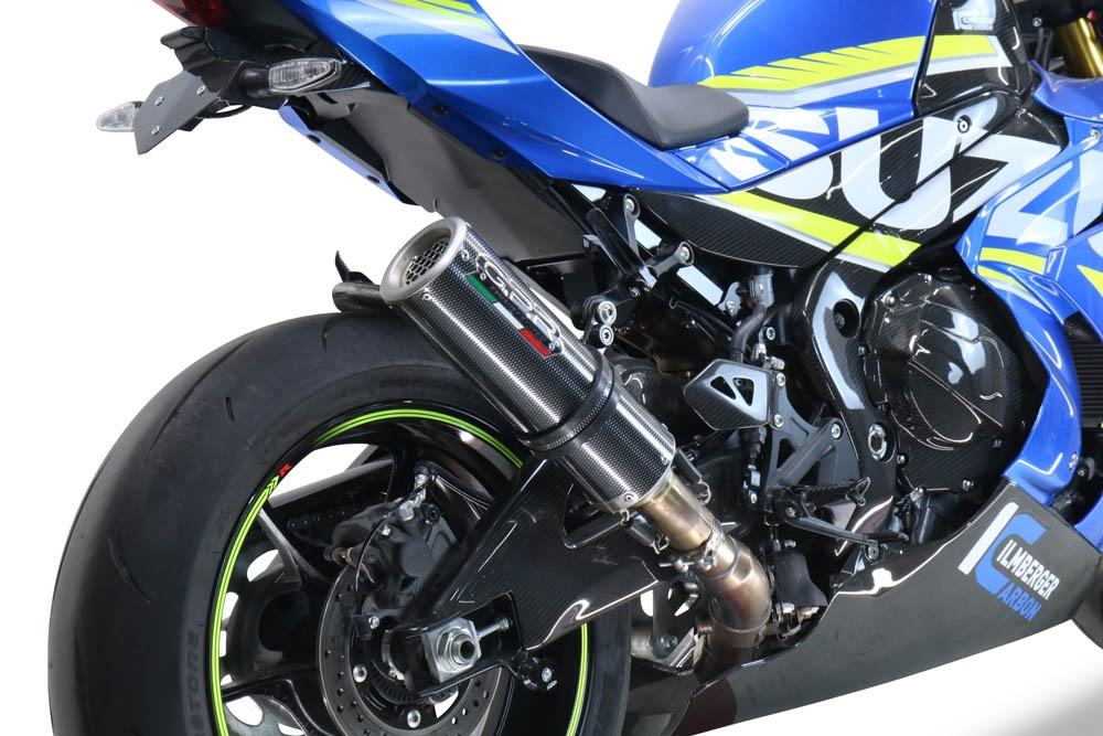 Esapament GPR compatibil cu Suzuki Gsx-R 1000 - 1000 R  2021 Evacuare slip-on de curse, inclusiv cot de legătură,M3 Poppy 