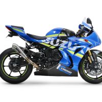 Esapament GPR compatibil cu Suzuki Gsx-R 1000 - 1000 R  2021 Evacuare slip-on omologata, inclusiv db killer detașabil și cot de legătură,Powercone Evo