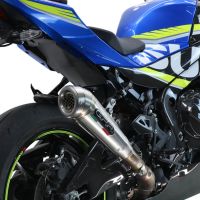 Esapament GPR compatibil cu Suzuki Gsx-R 1000 - 1000 R  2021 Evacuare slip-on omologata, inclusiv db killer detașabil și cot de legătură,Powercone Evo