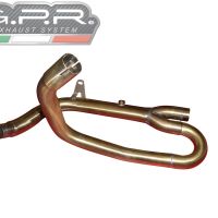 Exhaust compatible with Suzuki Sv 650 A 2021-2025, Albus Evo4, Homologated legal slip-on exhaust including removable db killer and link pipe