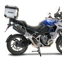 Esapament GPR compatibil cu Triumph Tiger 1200 Gt - Rally 2022 Evacuare slip-on omologata, inclusiv db killer detașabil și cot de legătură,Furore Evo4 Nero