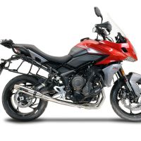 Exhaust compatible with Triumph Trident 660 2021-2024, Deeptone Inox, Racing full system exhaust
