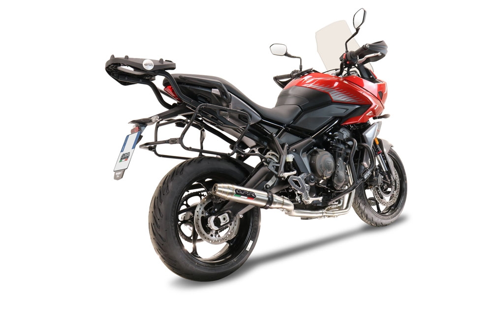 Exhaust compatible with Triumph Trident 660 2021-2024, Deeptone Inox, Racing full system exhaust