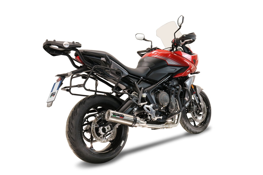 Esapament GPR compatibil cu Triumph Tiger Sport 660 2022 Sistem complet de evacuare Racing, inclusiv db killer detașabil,M3 Inox 