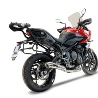Esapament GPR compatibil cu Triumph Tiger Sport 660 2022 Sistem complet de evacuare Racing, inclusiv db killer detașabil,Powercone Evo