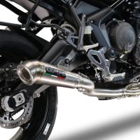 Esapament GPR compatibil cu Triumph Tiger Sport 660 2022 Sistem complet de evacuare Racing, inclusiv db killer detașabil,Powercone Evo