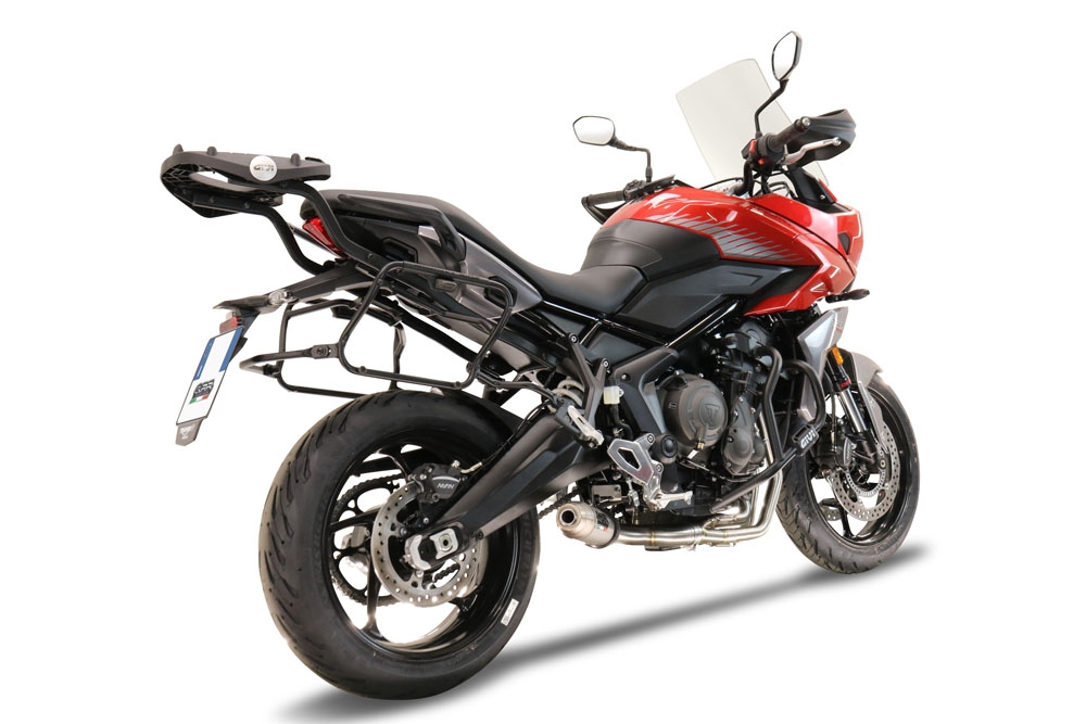 Esapament GPR compatibil cu Triumph Trident 660 2021  Sistem complet de evacuare Racing,Deeptone Inox