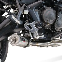 Esapament GPR compatibil cu Triumph Tiger Sport 660 2022 Sistem complet de evacuare Racing, inclusiv db killer detașabil,M3 Inox 