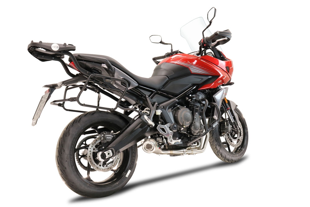 Esapament GPR compatibil cu Triumph Tiger Sport 660 2022 Sistem complet de evacuare Racing, inclusiv db killer detașabil,Powercone Evo
