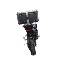 Top case GPR TECH  Triumph Tiger 1200 Gt - Rally 2022/2024 e5 Zwart Topcase din aluminiu, culoare neagră, cu placă specifică inclusă Capacitate 55 litri.