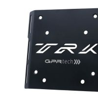 GPR TECH ile uyumlu  Benelli Trk 251 2019/2023 Zwart Placă de montare specifică pentru Top Case ALPITECH 35 LT compatibil cu portbagajul original, fabricat din oțel inoxidabil cu 4 puncte de ancorare