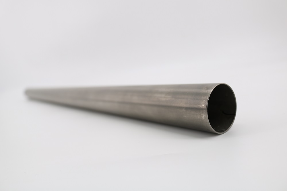 Exhaust compatible with Cafè Racer Cafè Racer 1-, Tubo titanio seamless D. 38mm X 1mm L.1000mm,