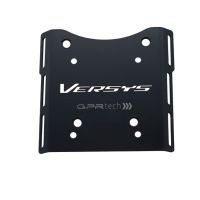 GPR TECH ile uyumlu  Kawasaki Versys-X 300 2017/2021 e4 Zwart Placă de montare specifică pentru Top Case ALPITECH 55 LT compatibil cu portbagajul original, fabricat din oțel inoxidabil cu 4 puncte de ancorare