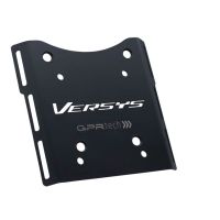 GPR TECH ile uyumlu  Kawasaki Versys-X 300 2022/2023 e5 Zwart Placă de montare specifică pentru Top Case ALPITECH 55 LT compatibil cu portbagajul original, fabricat din oțel inoxidabil cu 4 puncte de ancorare