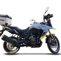 Top case GPR TECH compatible with  Suzuki V-Strom Dl 650 2017/2020 e4 GPR TECH Top case in aluminum, silver color with specific plate included Capacity 45 LT.
