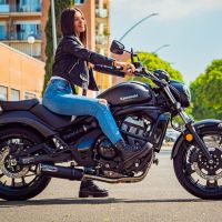Esapament GPR compatibil cu Kawasaki Vulcan 650 S 2017 Sistem complet de evacuare legal omologat, inclusiv db killer și catalizator detașabil,M3 Black Titanium