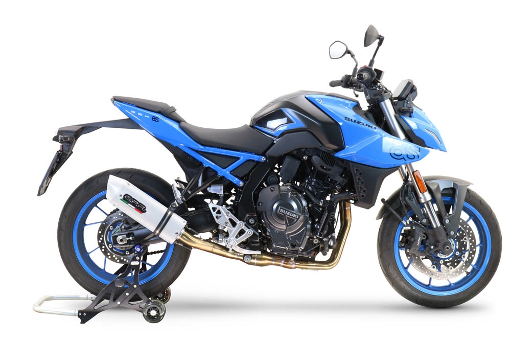 Exhaust compatible with Suzuki Gsx-8S 2022-2024, Albus Ceramic, Racing full system exhaust, including removable db killer