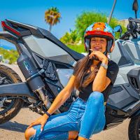 Esapament GPR compatibil cu Honda X-Adv 750 2016 Evacuare slip-on omologata, inclusiv db killer detașabil și cot de legătură,Furore Evo4 Nero