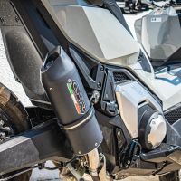 Esapament GPR compatibil cu Honda Forza 750 2021 Evacuare slip-on omologata, inclusiv db killer detașabil și cot de legătură,Furore Evo4 Nero