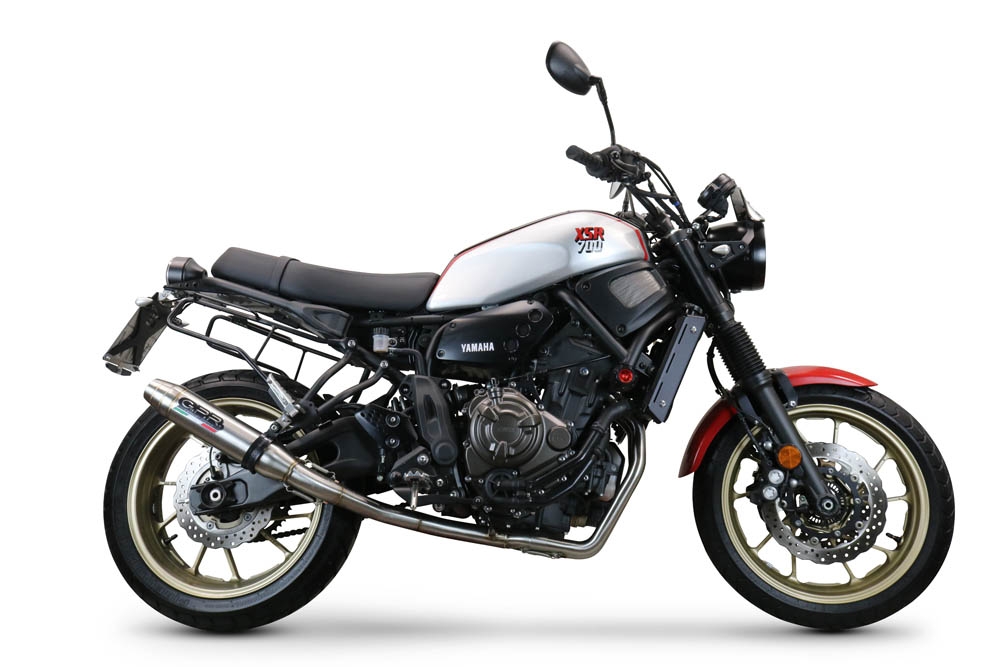 Esapament GPR compatibil cu Yamaha Xsr 700 2017  Sistem complet de evacuare Racing,Deeptone Inox