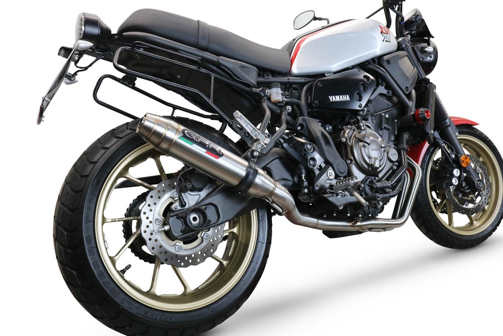 Esapament GPR compatibil cu Yamaha Xsr 700 2017  Sistem complet de evacuare Racing,Deeptone Inox