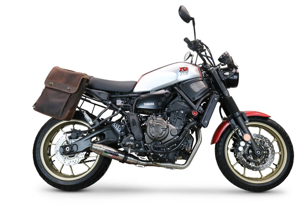 Esapament GPR compatibil cu Yamaha Xsr 700 2021  Sistem complet de evacuare Racing,Deeptone Inox