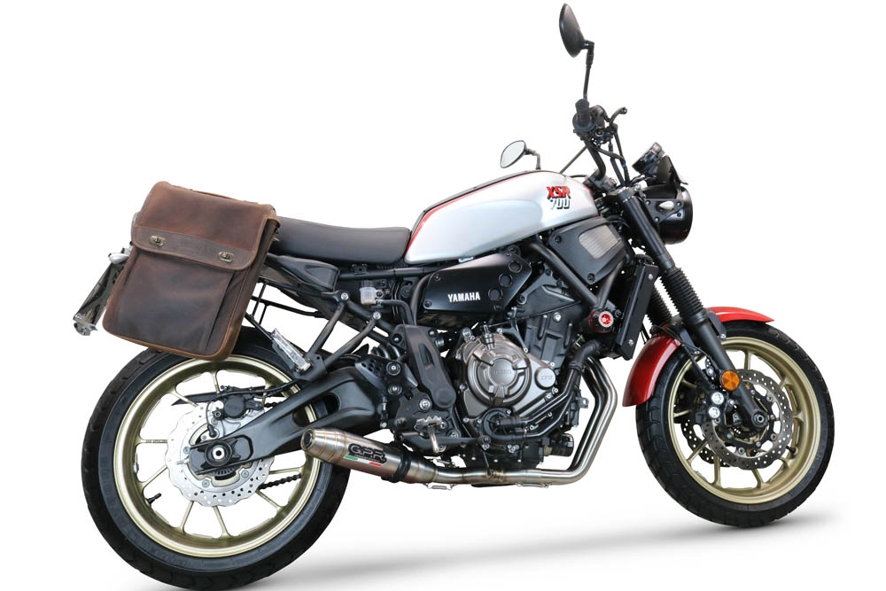 Esapament GPR compatibil cu Yamaha Xsr 700 2021  Sistem complet de evacuare Racing,Deeptone Inox