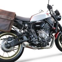 Esapament GPR compatibil cu Yamaha Xsr 700 2021 Sistem complet de evacuare legal omologat, inclusiv db killer și catalizator detașabil,Powercone Evo