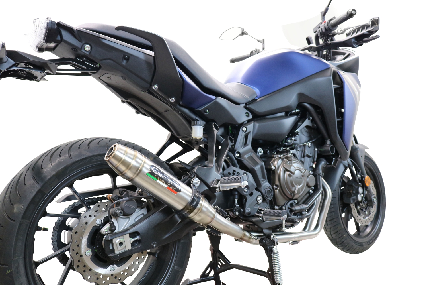 Esapament GPR compatibil cu Yamaha Tracer 700 GT 2019  Sistem complet de evacuare Racing,Deeptone Inox
