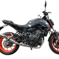 Esapament GPR compatibil cu Yamaha Mt-07  2021  Sistem complet de evacuare Racing,Deeptone Inox