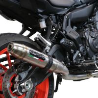 Esapament GPR compatibil cu Yamaha Mt-07  2021  Sistem complet de evacuare Racing,Deeptone Inox