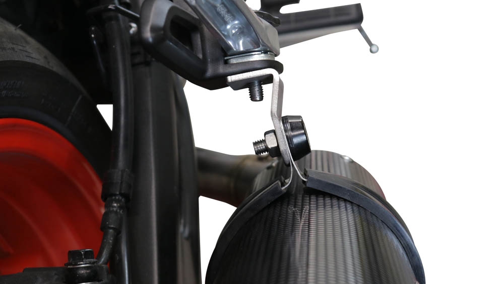 Esapament GPR compatibil cu Yamaha Mt-07  2021 Sistem complet de evacuare legal omologat, inclusiv db killer și catalizator detașabil,Furore Evo4 Poppy